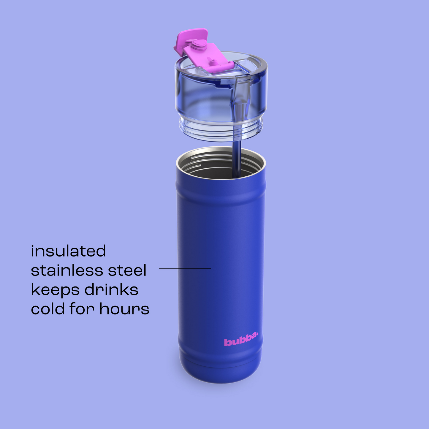 bubba 32 oz DualSip Insulated Stainless Steel Water Bottle - Ocean Energy - US 8343