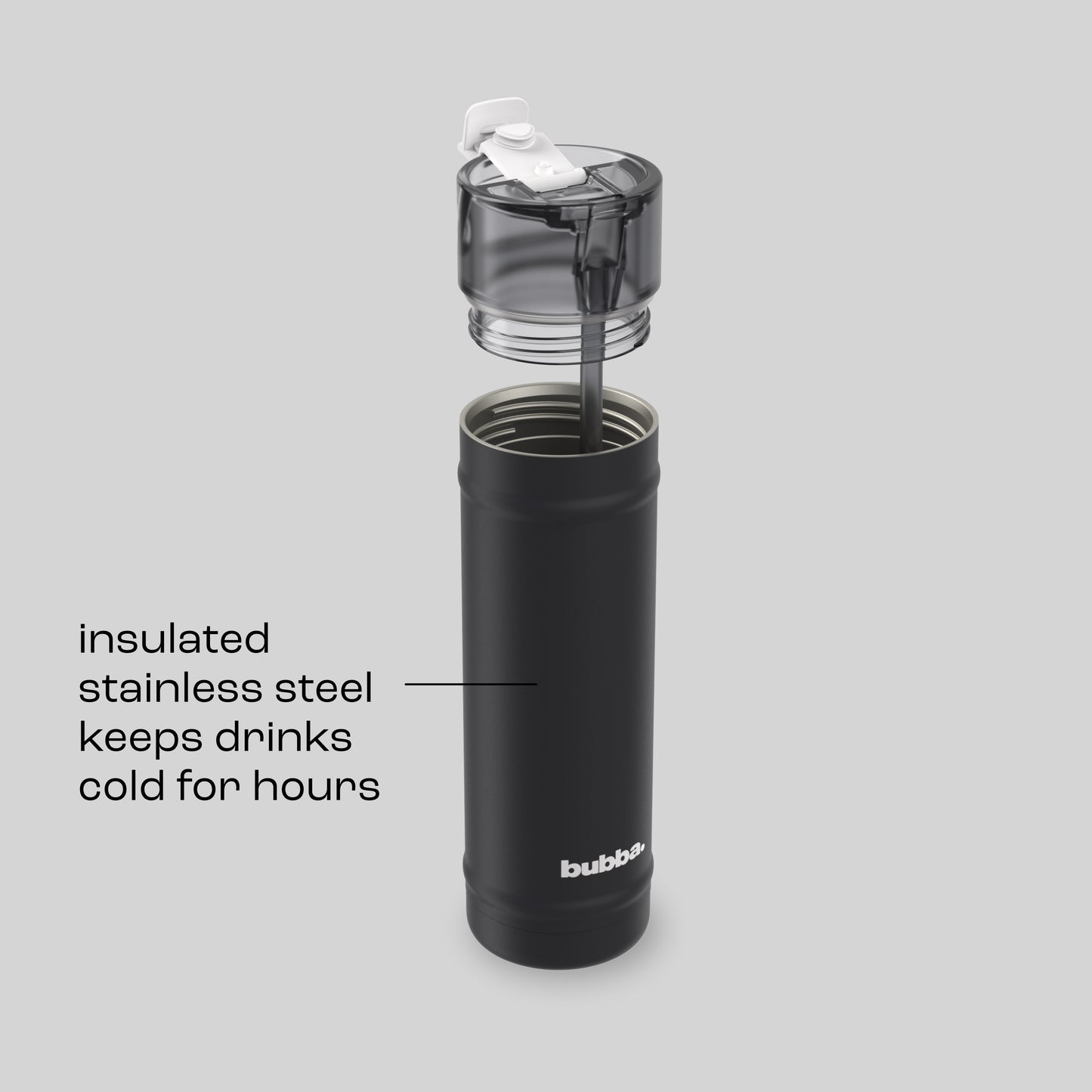 bubba 24 oz DualSip Insulated Stainless Steel Water Bottle - Office Siren - US 7506