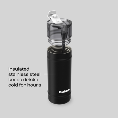 bubba 18 oz DualSip Insulated Stainless Steel Water Bottle -  Office Siren - US 7082