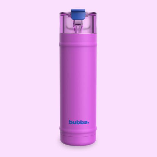 bubba 24 oz DualSip Insulated Stainless Steel Water Bottle - Mood Booster - US 8011