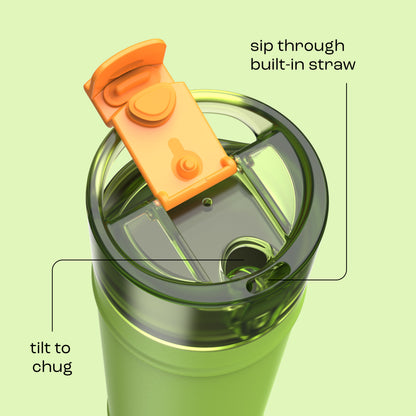 bubba 24 oz DualSip Insulated Stainless Steel Water Bottle - Glow Up - US 7528