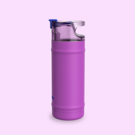 bubba 18 oz DualSip Insulated Stainless Steel Water Bottle - Mood Booster - US 9461