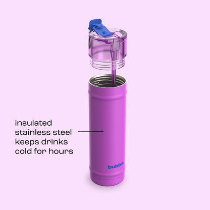 bubba 24 oz DualSip Insulated Stainless Steel Water Bottle - Mood Booster - US 8011