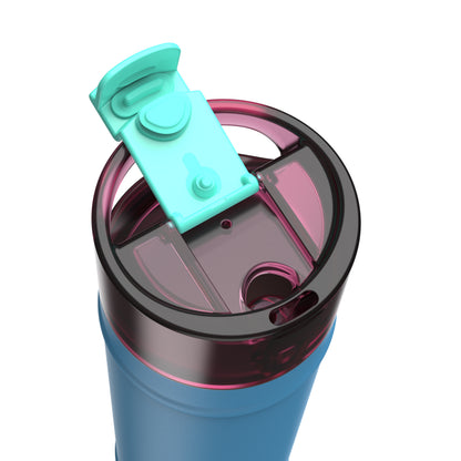 bubba 24 oz DualSip Insulated Stainless Steel Water Bottle - Blue Ribbon - US 5296
