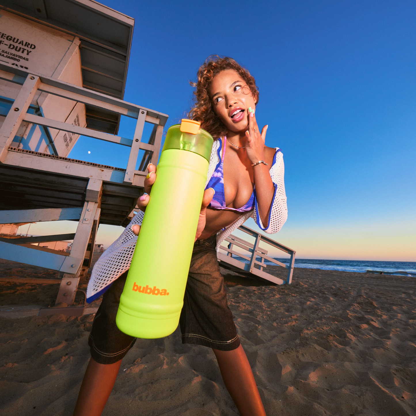 bubba 18 oz DualSip Insulated Stainless Steel Water Bottle - Mood Booster - US 9461