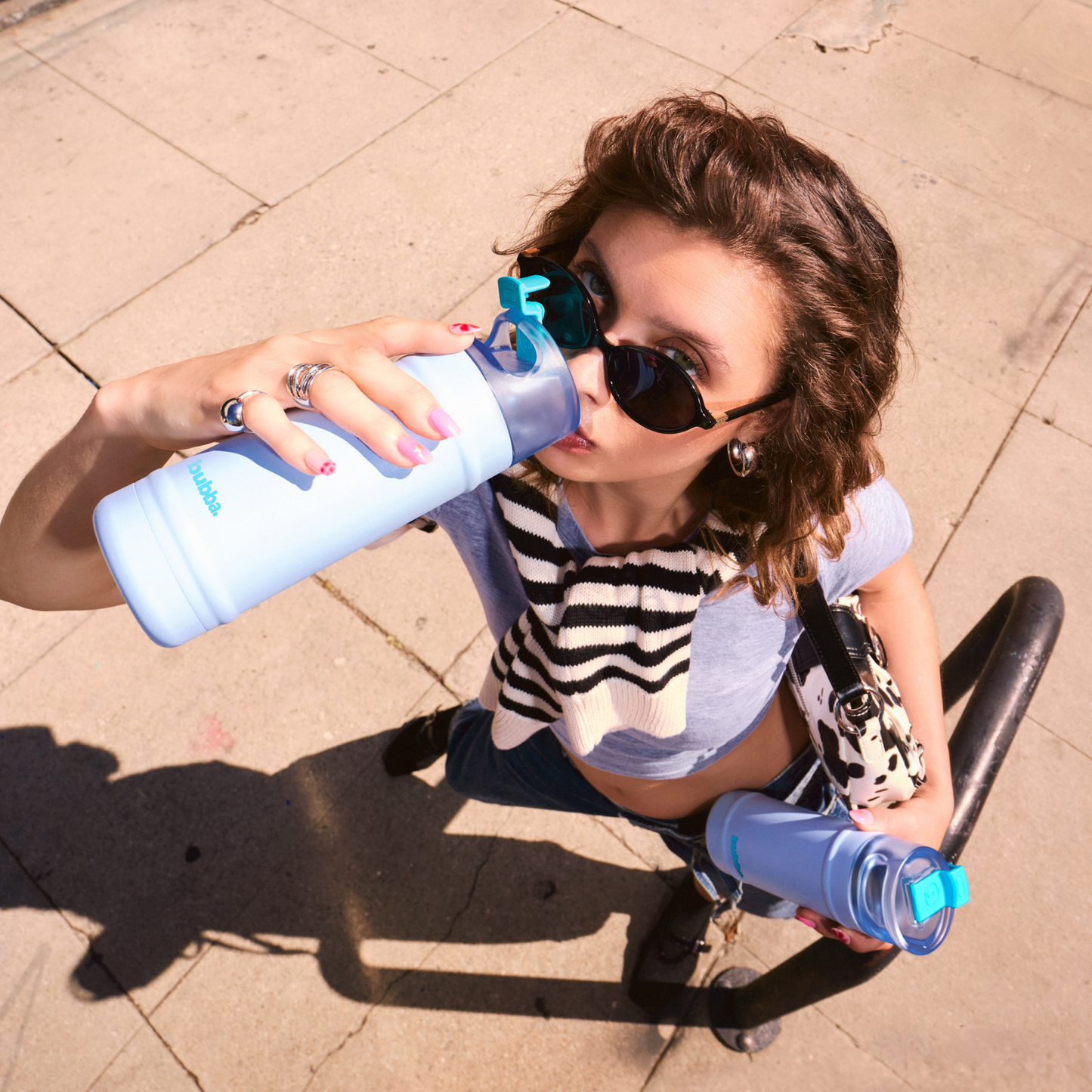 bubba 24 oz DualSip Insulated Stainless Steel Water Bottle - Tropical Eclipse - US 4638