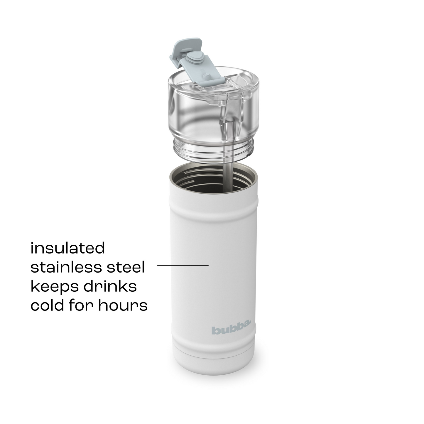 bubba 18 oz DualSip Insulated Stainless Steel Water Bottle - Fresh Kicks - US 5056