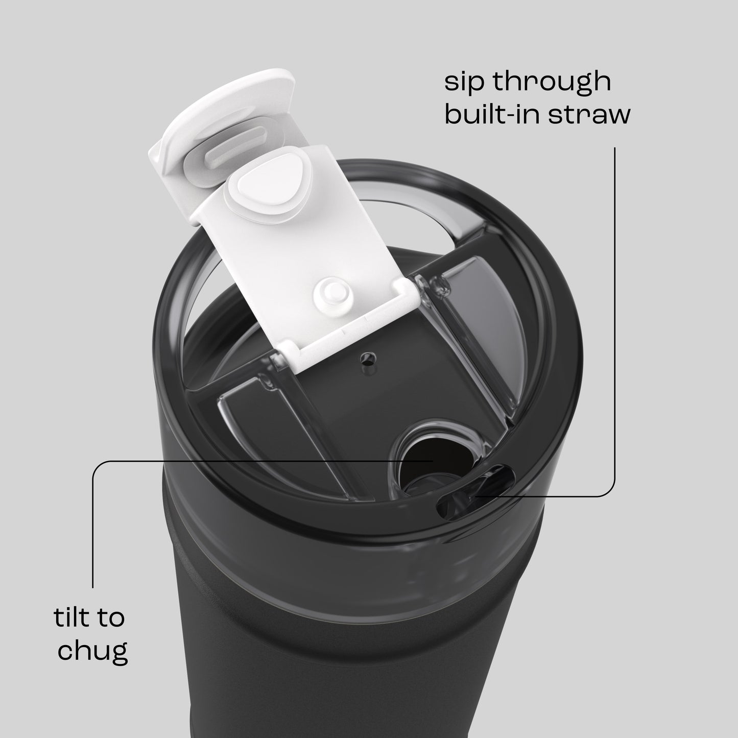 bubba 24 oz DualSip Insulated Stainless Steel Water Bottle - Office Siren - US 7506