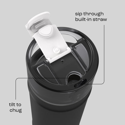 bubba 24 oz DualSip Insulated Stainless Steel Water Bottle - Office Siren - US 7506