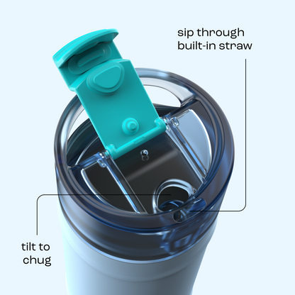 bubba 18 oz DualSip Insulated Stainless Steel Water Bottle - Daydreamin - US 7849