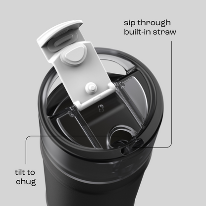 bubba 18 oz DualSip Insulated Stainless Steel Water Bottle -  Office Siren - US 7082
