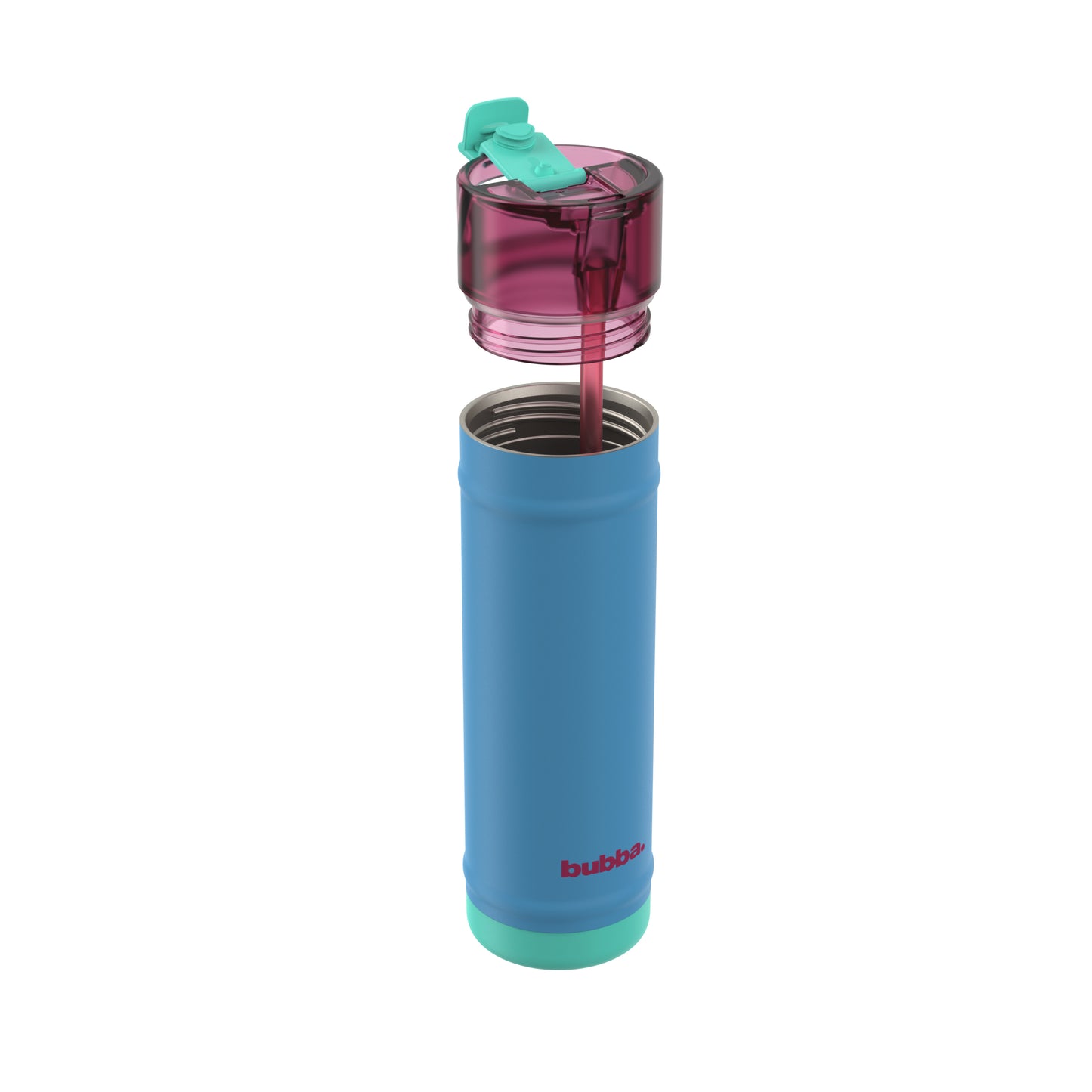 bubba 24 oz DualSip Insulated Stainless Steel Water Bottle - Blue Ribbon - US 5296
