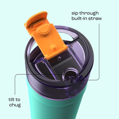 bubba 24 oz DualSip Insulated Stainless Steel Water Bottle -  Field Trip - US 3277