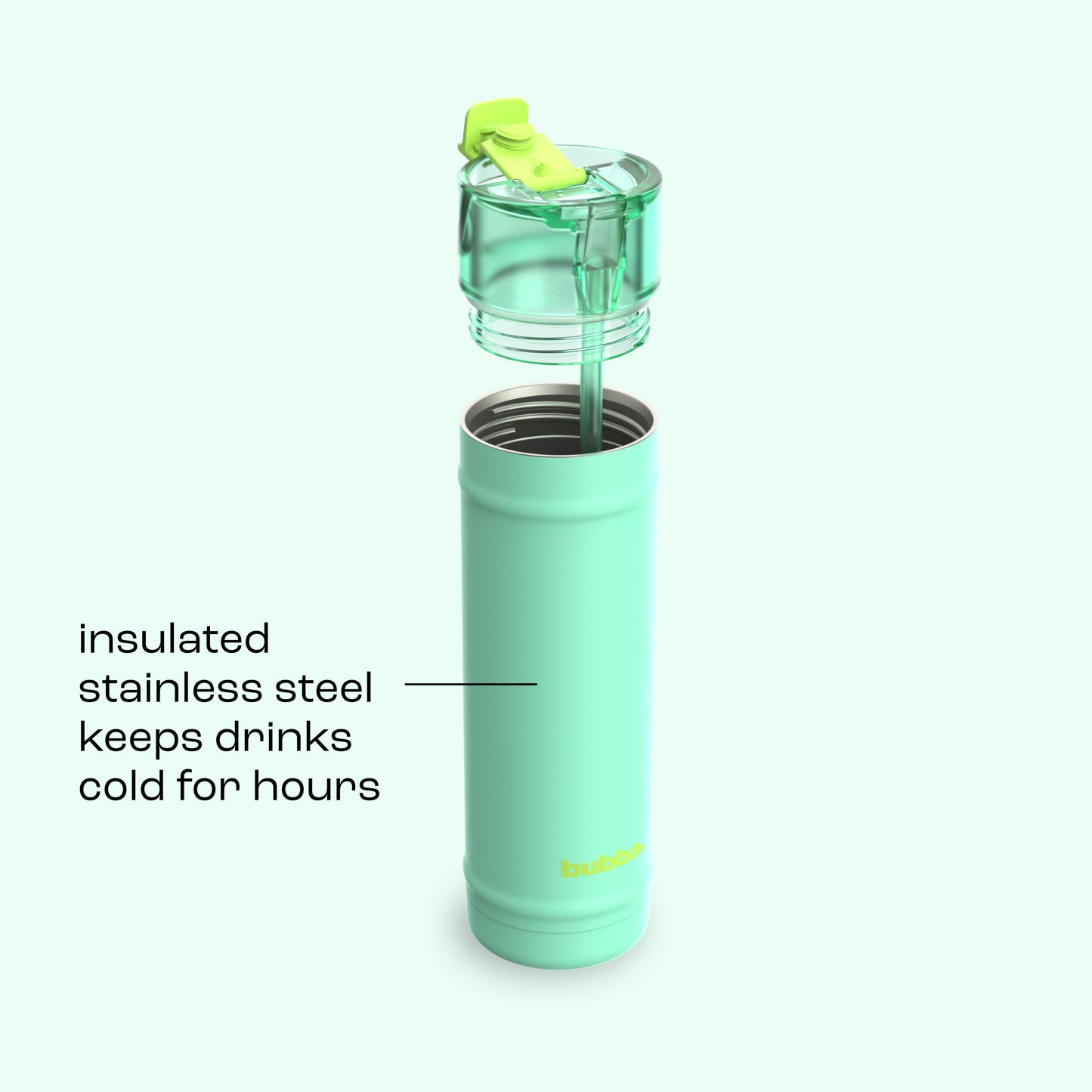 bubba 24 oz DualSip Insulated Stainless Steel Water Bottle - Tropical Eclipse - US 4638
