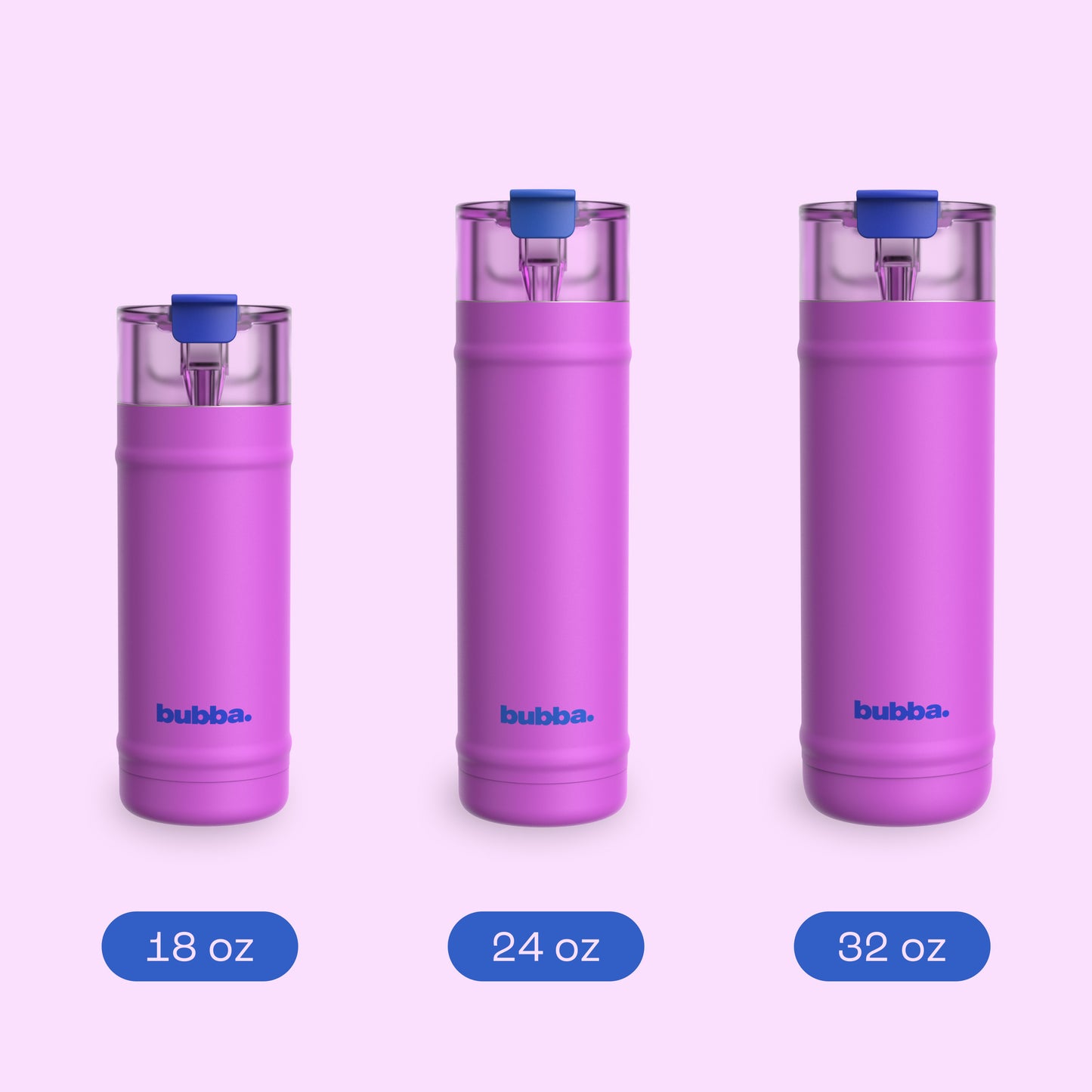 bubba 24 oz DualSip Insulated Stainless Steel Water Bottle - Mood Booster - US 8011